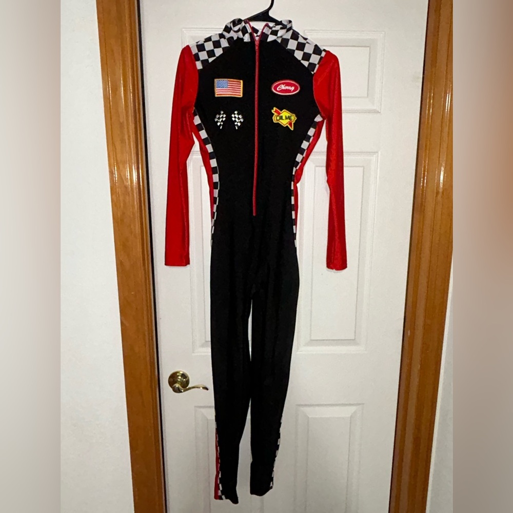 Chevy Racing Suit with Red and Black Design
